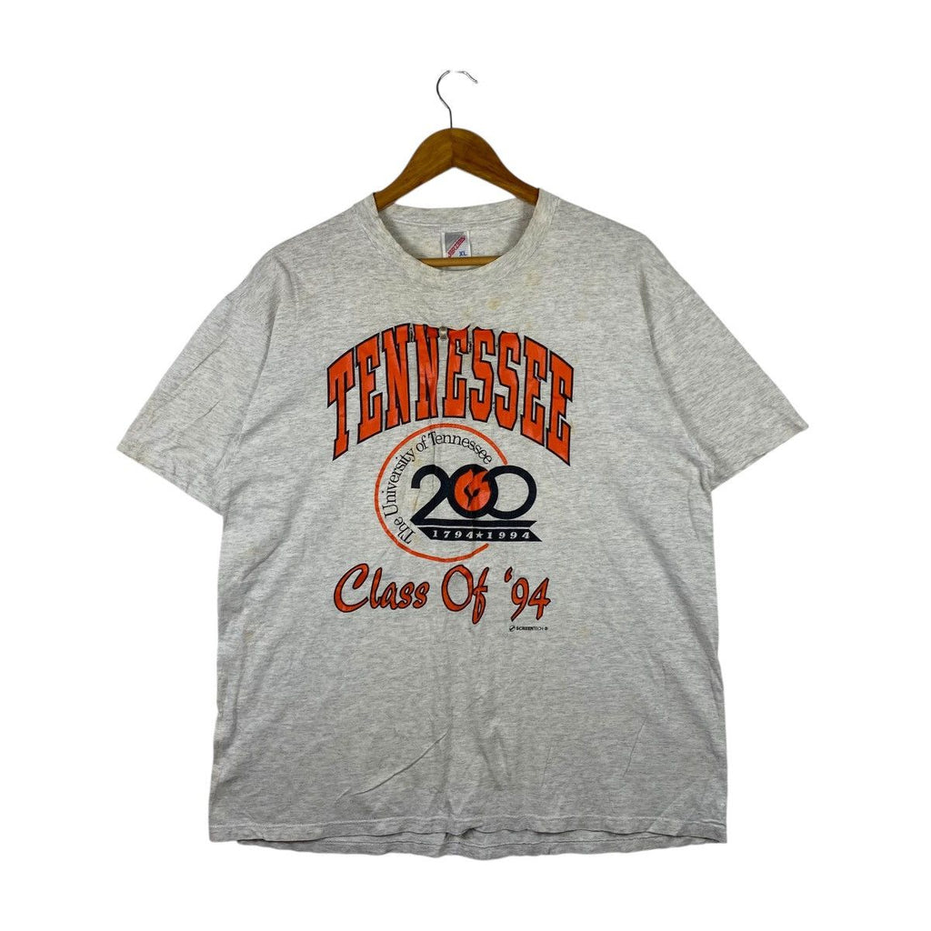 Vintage TENNESSEE UNIVERSITY Class Of 1994 Tee Shirt Top Alma Mater Collegiate