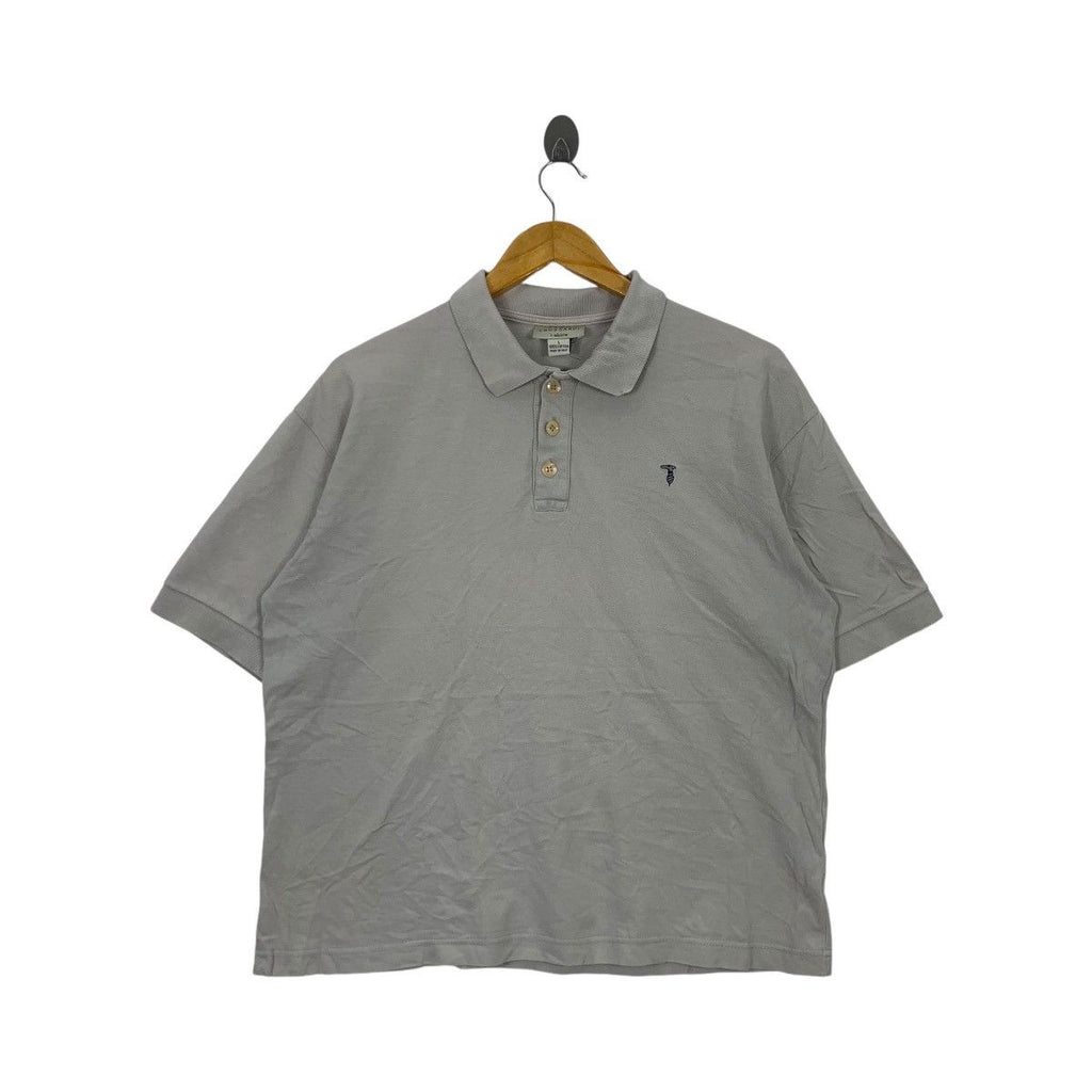 Vintage TRUSSARDI MADE IN ITALY Baggy Polo Tee Shirt Top Minimalist Design