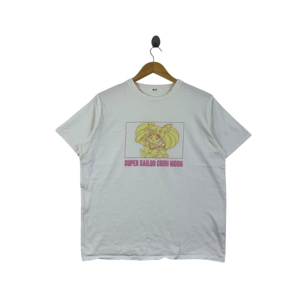 SAILOR MOON x WEGO Pretty Guardian Anime Chibi Tee Shirt Top Manga Power Of Holy Grail