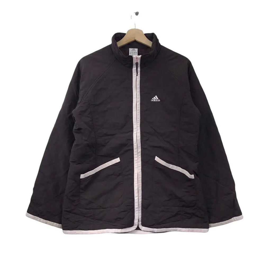 ADIDAS EQUIPMENT Quilted Light Puffer Jacket Windbreaker Outdoor Zipper Sweater