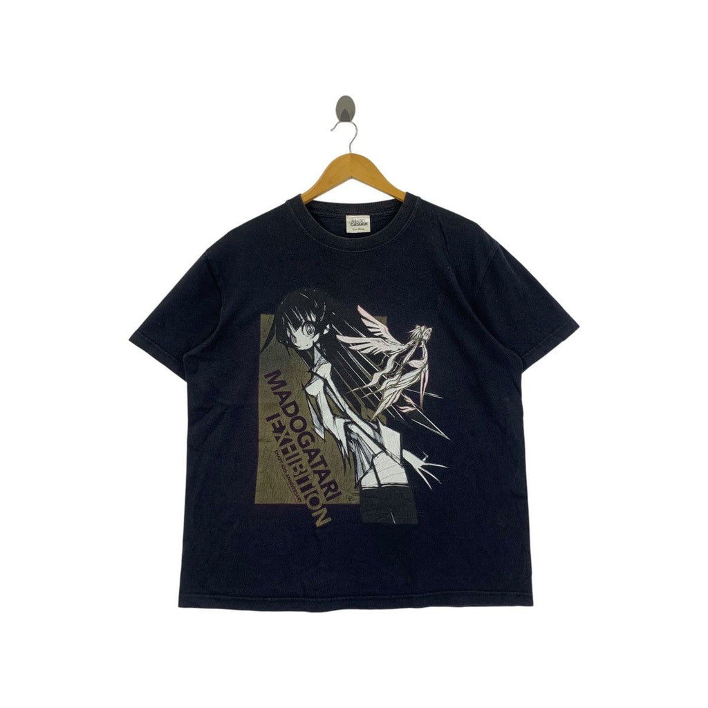 ANIME MONOGATARI MADOGATARI Shaft Exhibition Tee Shirt Top Nisio Isin Manga Illustration