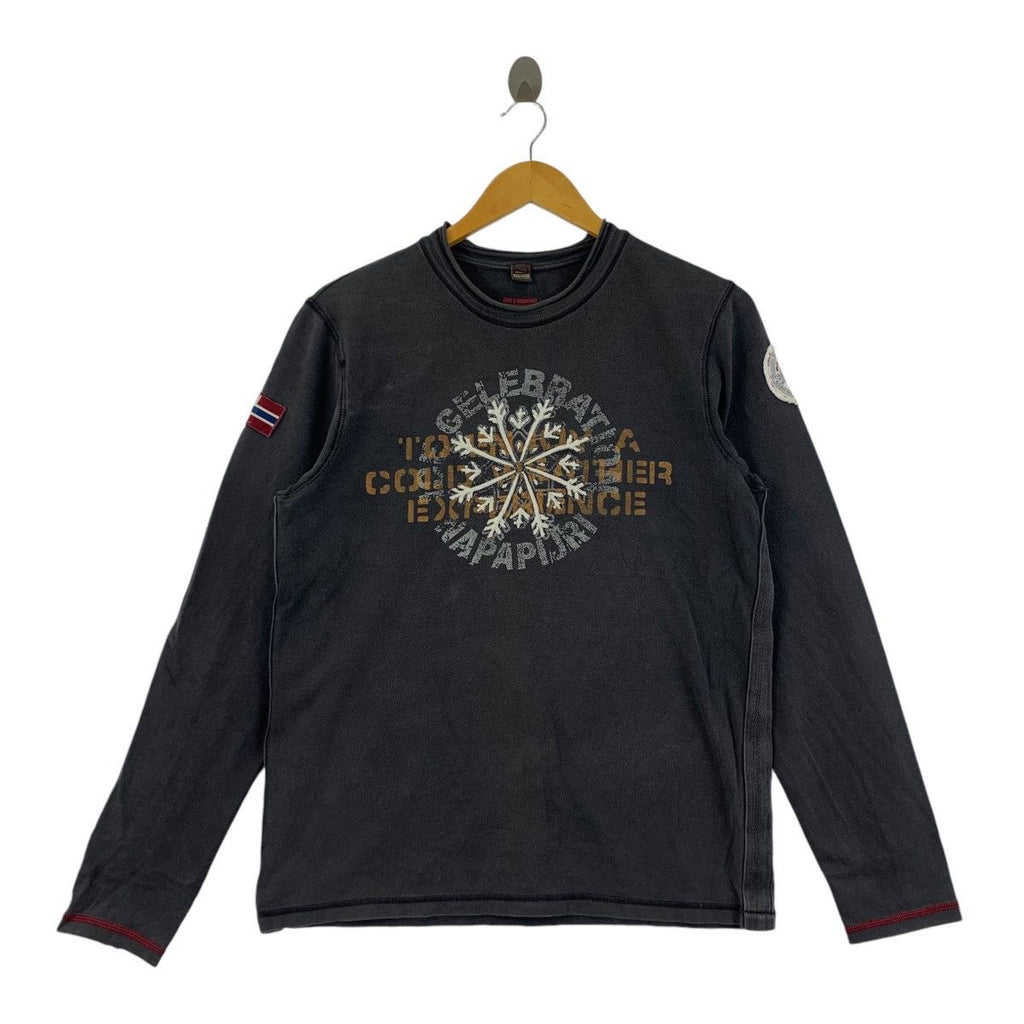 Vintage NAPAPIJRI SPECIAL SERIES Collection Tee Shirt Top Outdoor Long Sleeve