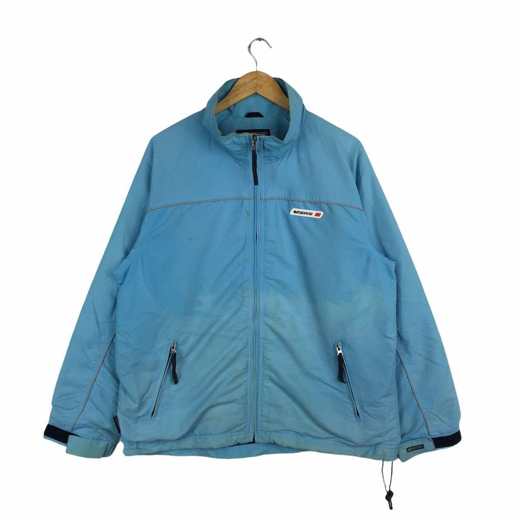 Vtg VAN Off The Wall Skateboard Windbreaker Jacket Trench Coat Parka Hoodie