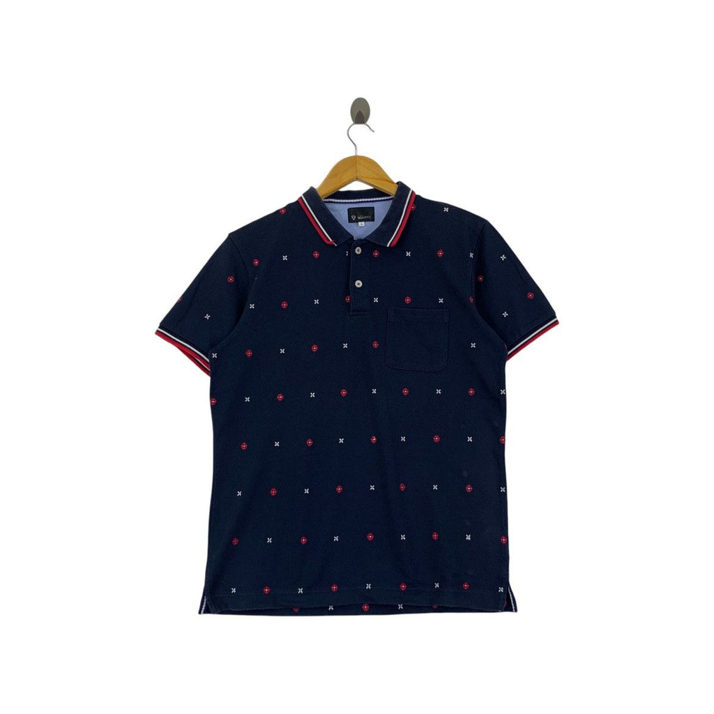 TAKEO KIKUCHI TK Shop Collection Monogram AOP Polo Tee Shirt Top Over Print