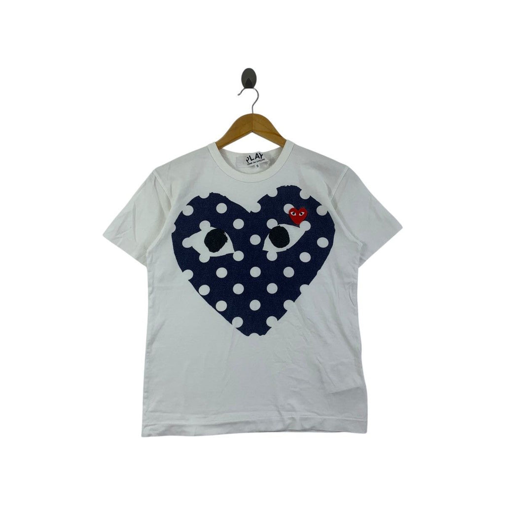 COMME DES GARCONS Play Polka Dot Love Tee Shirt Top 2018 Spring Summer Collection