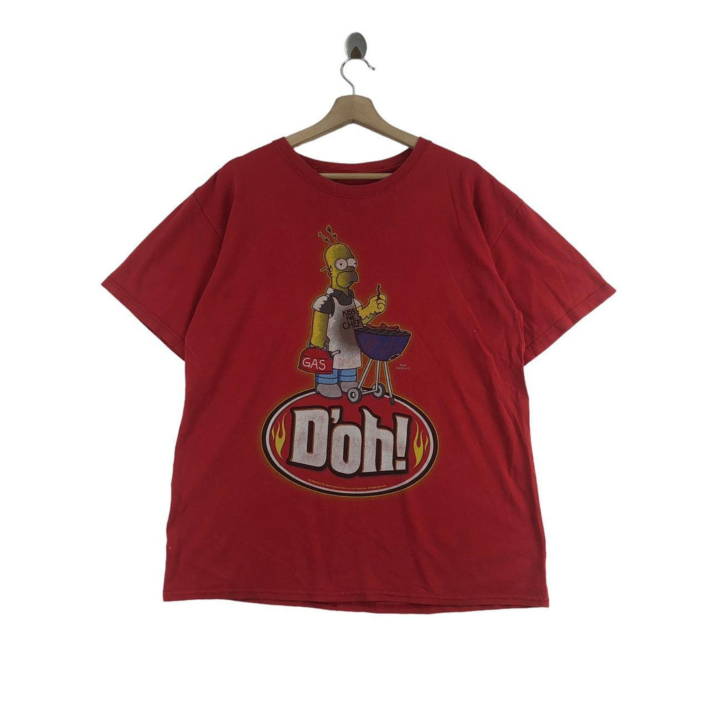 THE SIMPSONS HOMER Kiss The Chef 2009 Movie Tee Shirt Fox Film Matt Groening