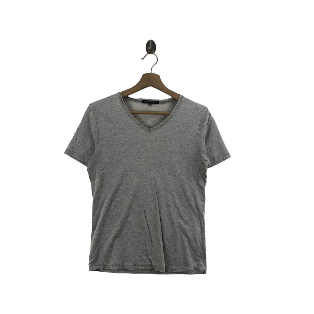 Vintage THEORY JAPAN Plain V Neck Tee Shirt Top Summer Vacation Beach