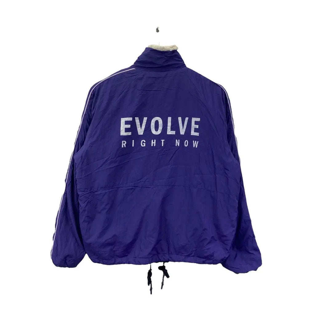 BERSHKA EVOLVE RIGHT NOW Reversible Sherpa Fleece Jacket Windbreaker Sweater