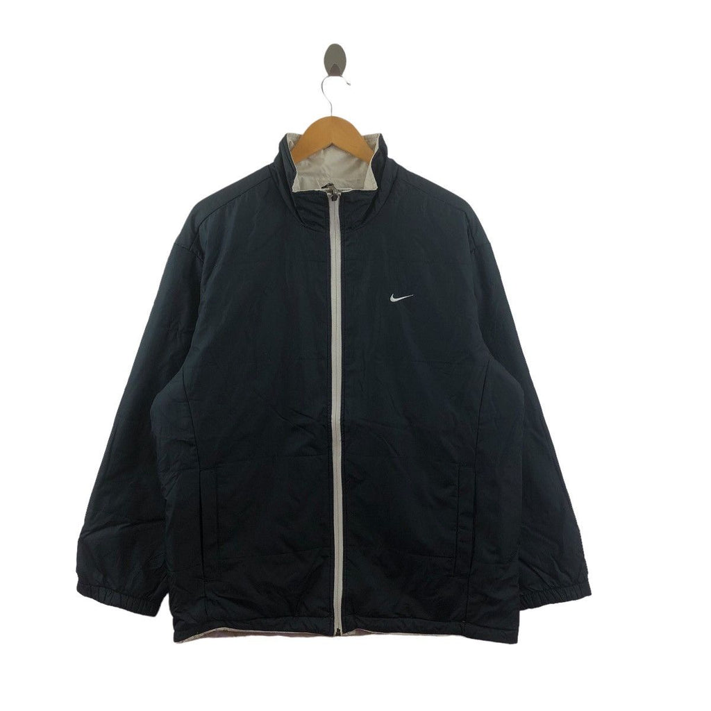 Vintage NIKE GOLF Swoosh Logo Zipper Windbreaker Jacket Parka Trench Coat