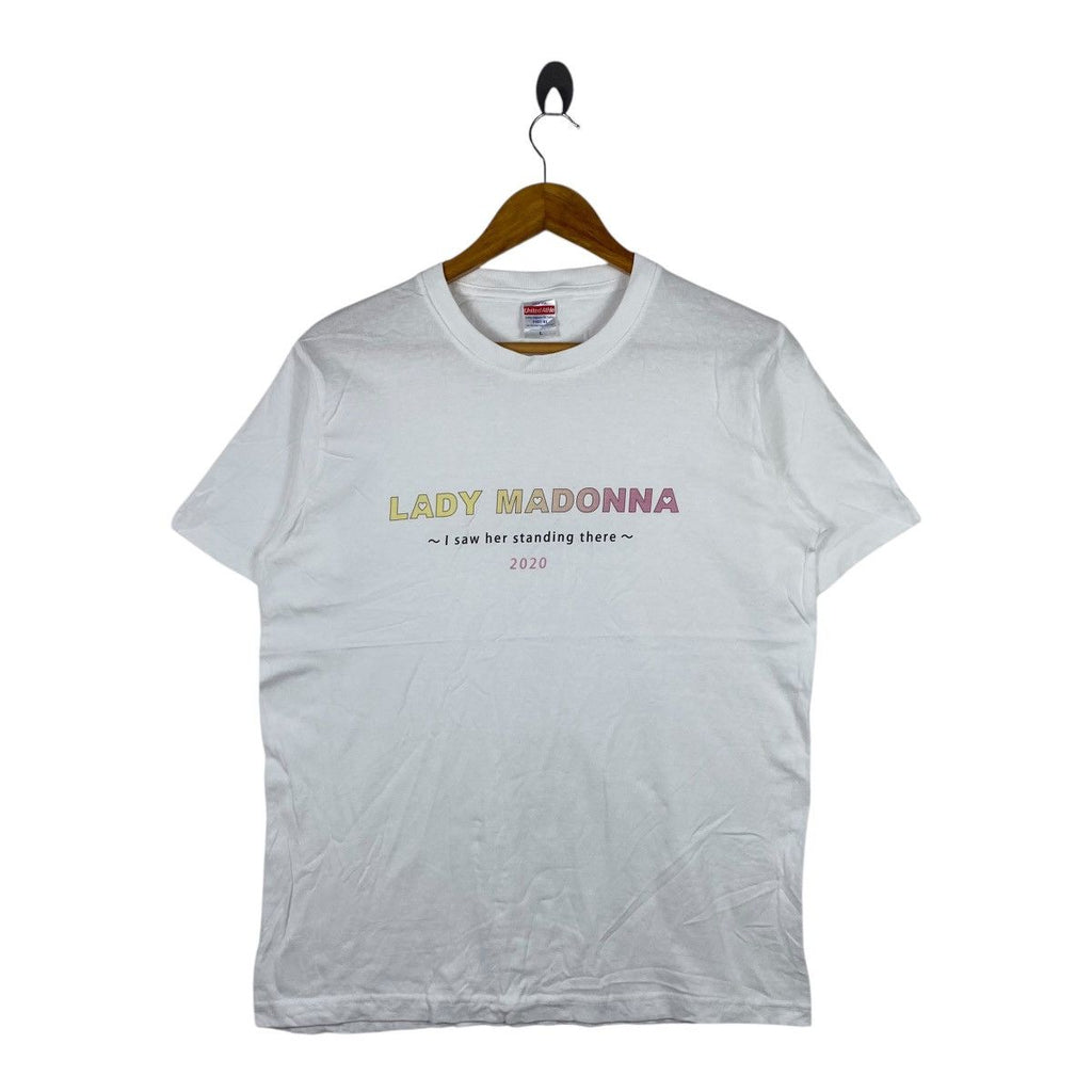 LADY MADONNA THE BEATLES I Saw Her Standing There Tee Shirt Top Japan Tour