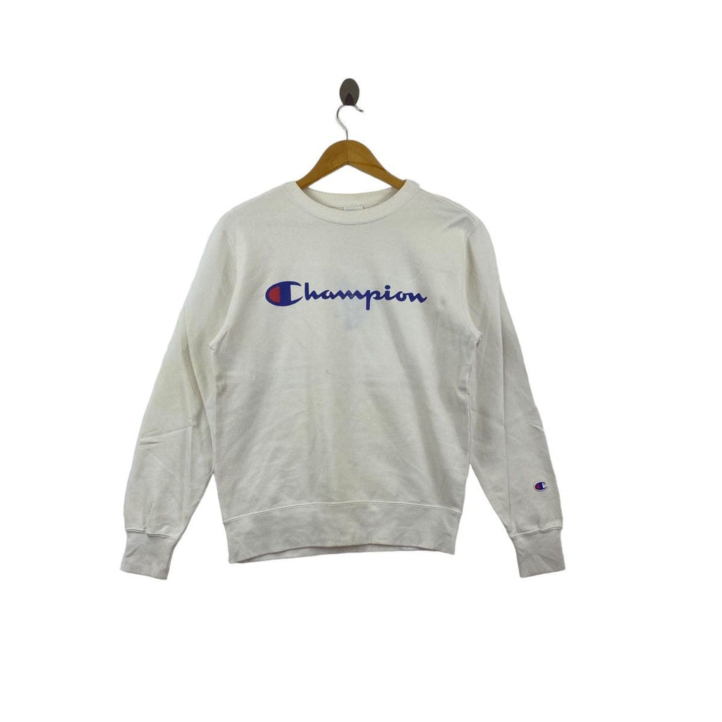Vintage CHAMPION PRODUCTS Center Logo Embossed Sweatshirt Sweater Pullover Jumper