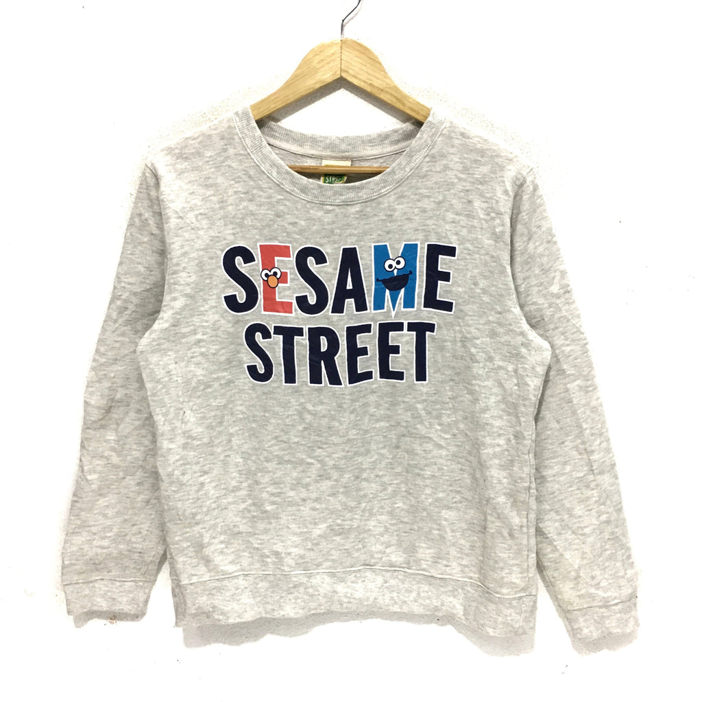 SESAME STREET Workshop Collection Elmo Cartoon Sweatshirt Television Series Jumper Sweater
