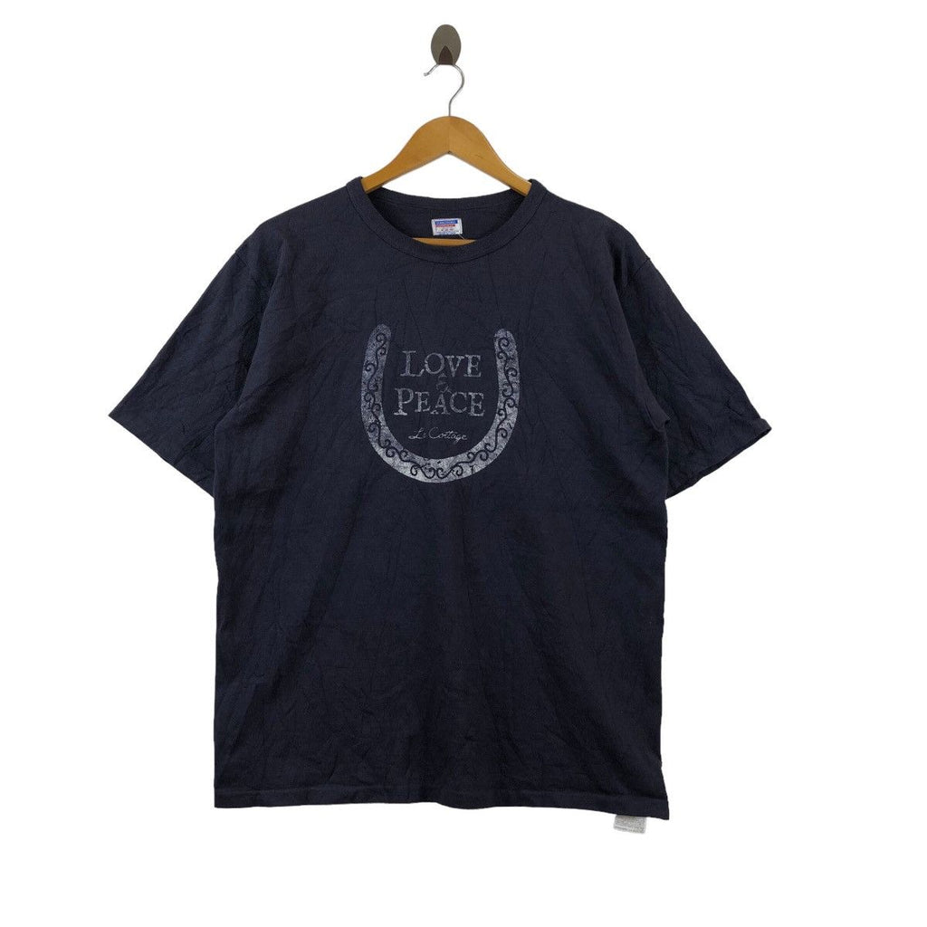WAREHOUSE DUBBLEWORKS x HUMMINGBIRDS HILL Tee Shirt Love Peace