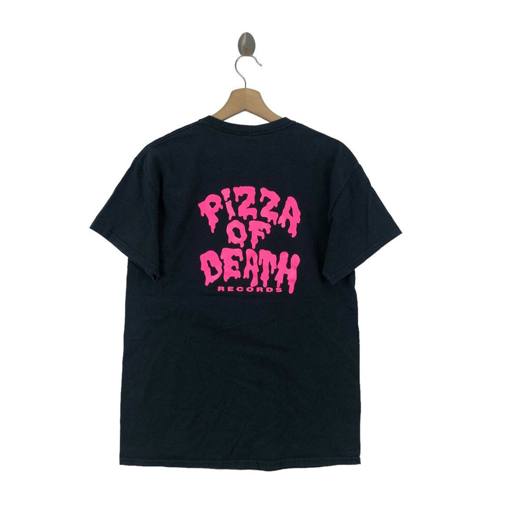 PIZZA OF DEATHS RECORDS BBQ Chickens Punk Tee Shirt Japan Hardcore Band