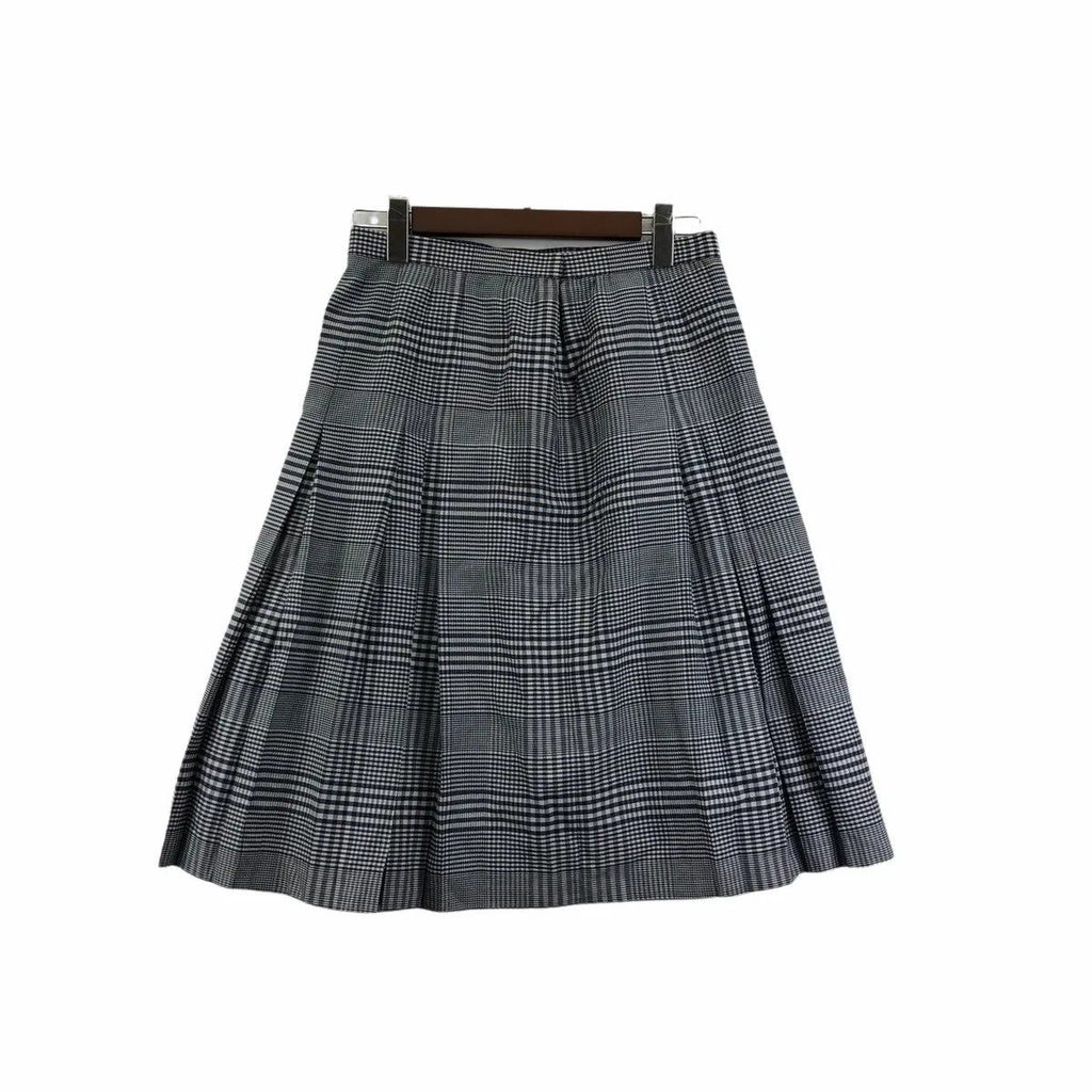 Vintage GOR’RAY UNITED KINGDOM Trevira Fabric Nova Check Midi Skirt Tartan A Line