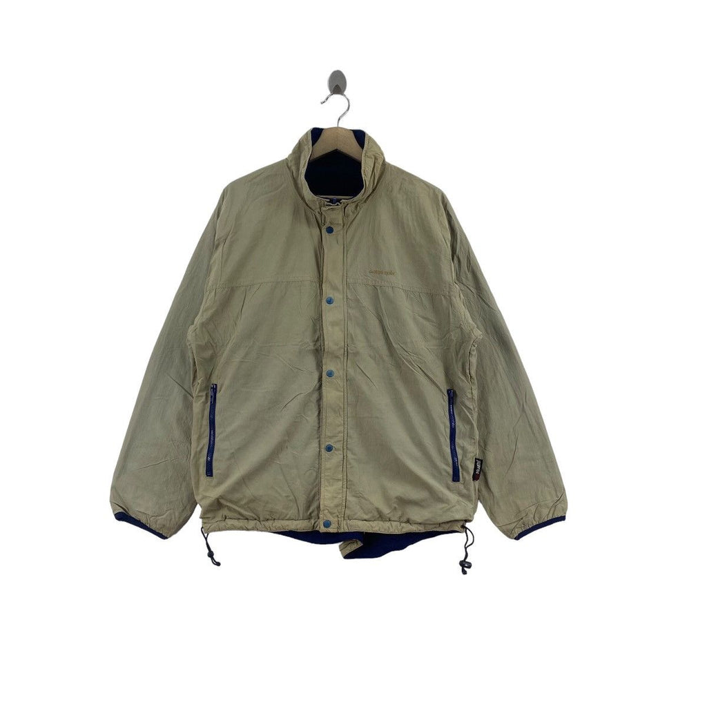 Vintage POLARTEC x AXESQUIN Goretex Water Repellant Jacket Raincoat Hoodie