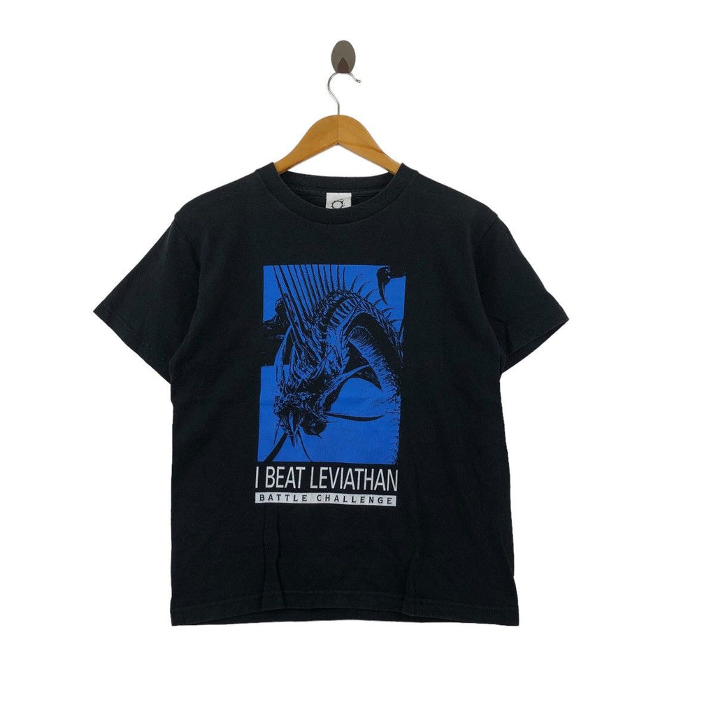 Vintage 2010 FINAL FANTASY XIV Realm Reborn RPG Game Tee Shirt I Beat Leviathan
