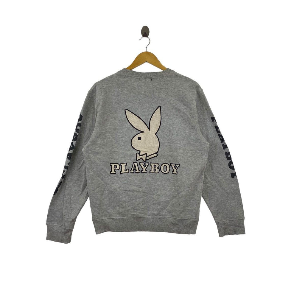 Vintage PLAYBOY BUNNY COLLECTION Embossed Sweatshirt Sweater Pullover Jumper