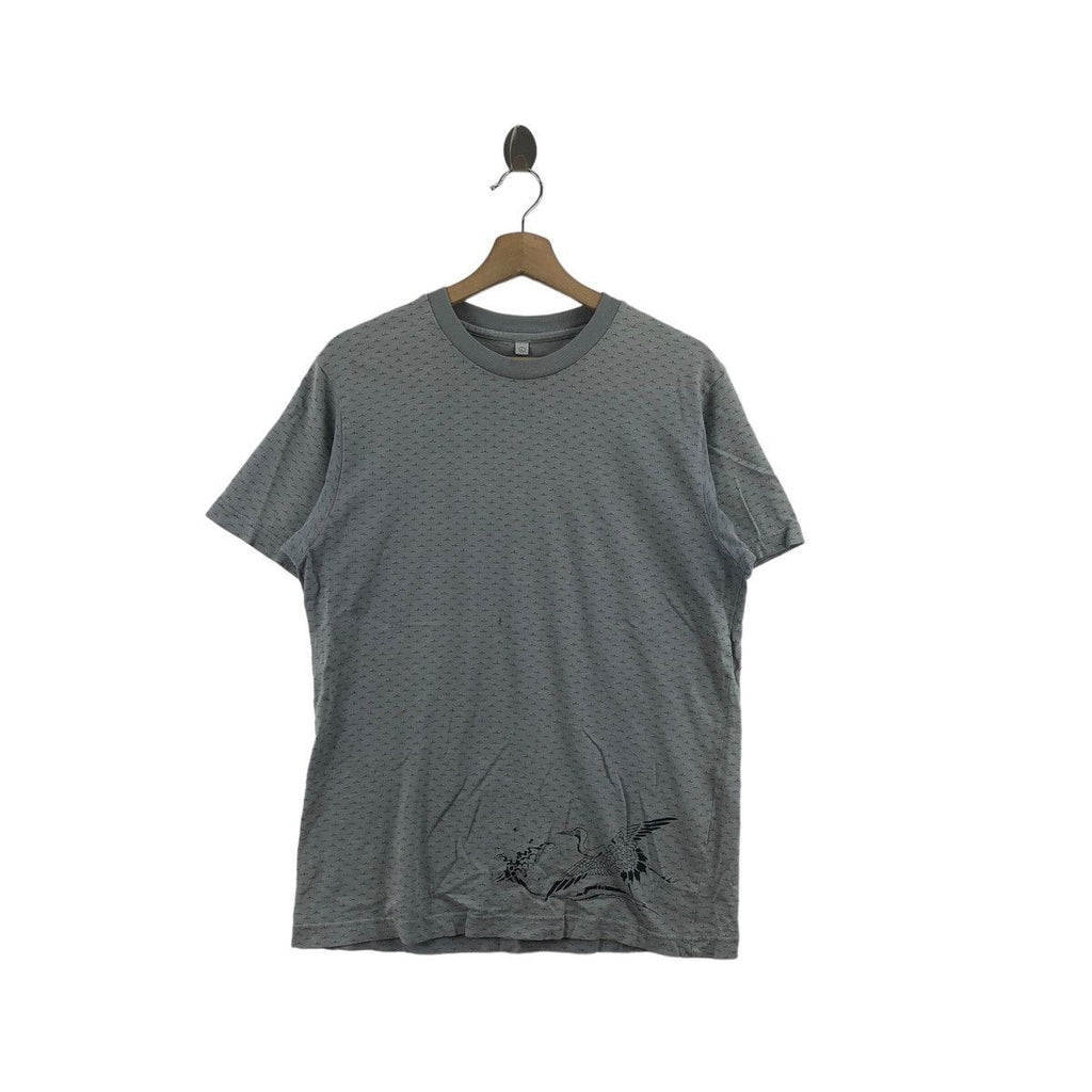 JAPAN TRADITIONAL x UNIQLO THE BIRD HERON Tee Shirt Pop Art Painting Top Anime Cartoon