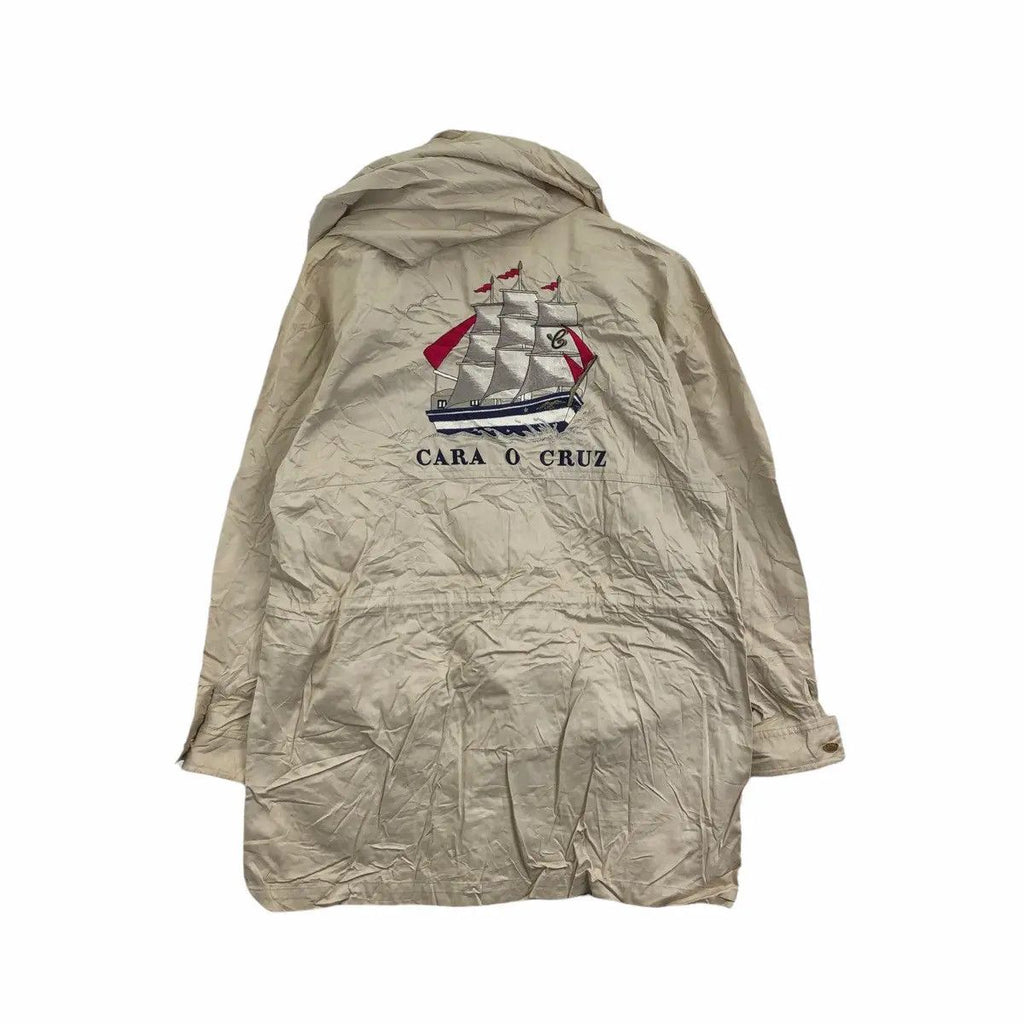 Vintage CARA O CRUZ Sailing Cruise Windbreaker Jacket Sweater