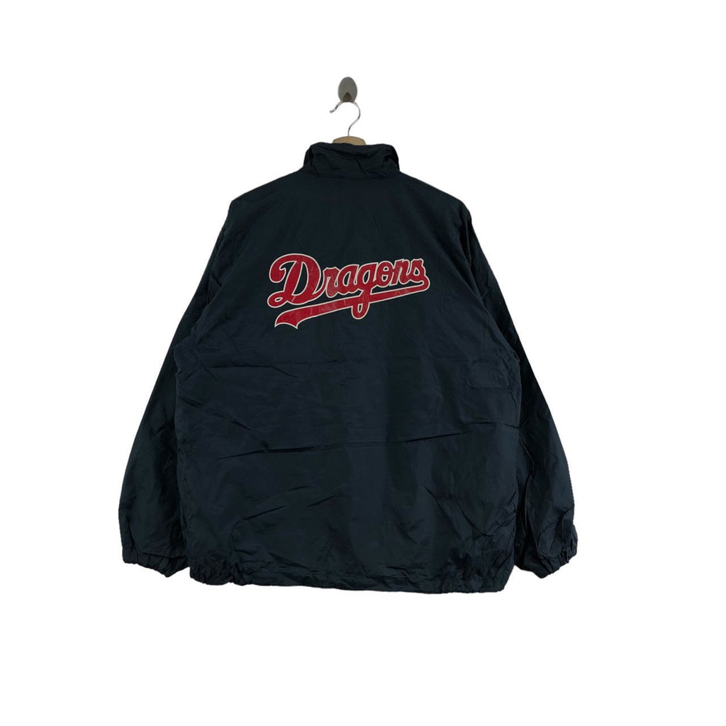 Vintage DRAGONS SKATEBOARD Graffiti Coach Jacket Windbreaker Baseball