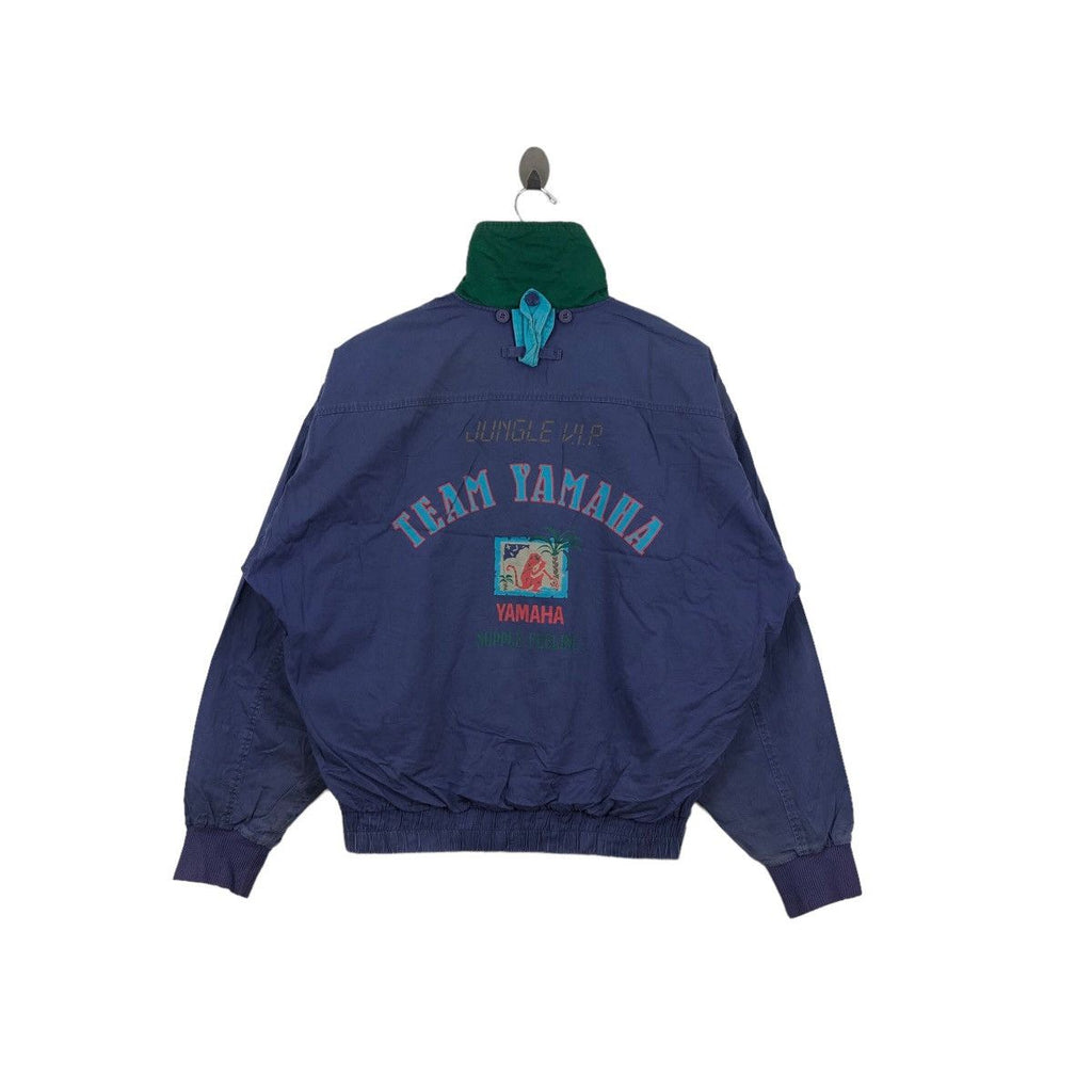 Vintage YAMAHA WORLD RACING Team Championship Jacket Hoodie Windbreaker Grand Prix Jungle VIP