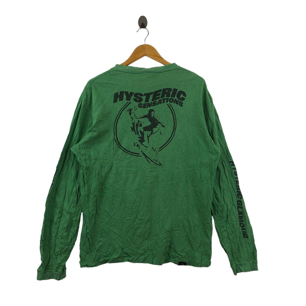 Vintage HYSTERIC GLAMOUR SENSATIONS Surf Edition Sweatshirt Sweater Long Sleeve Shirt