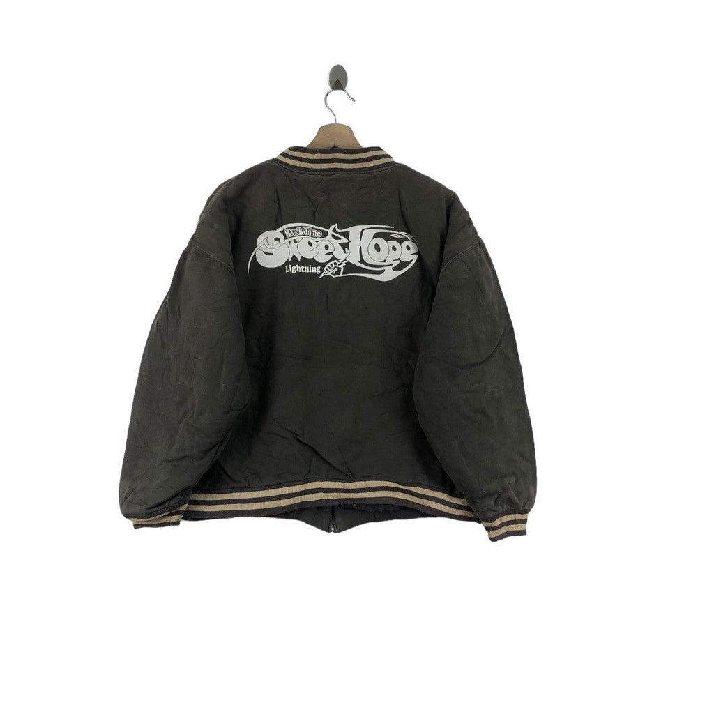 Vintage SWEET HOPE LIGHTNING Rock Time Varsity Jacket Windbreaker Parka
