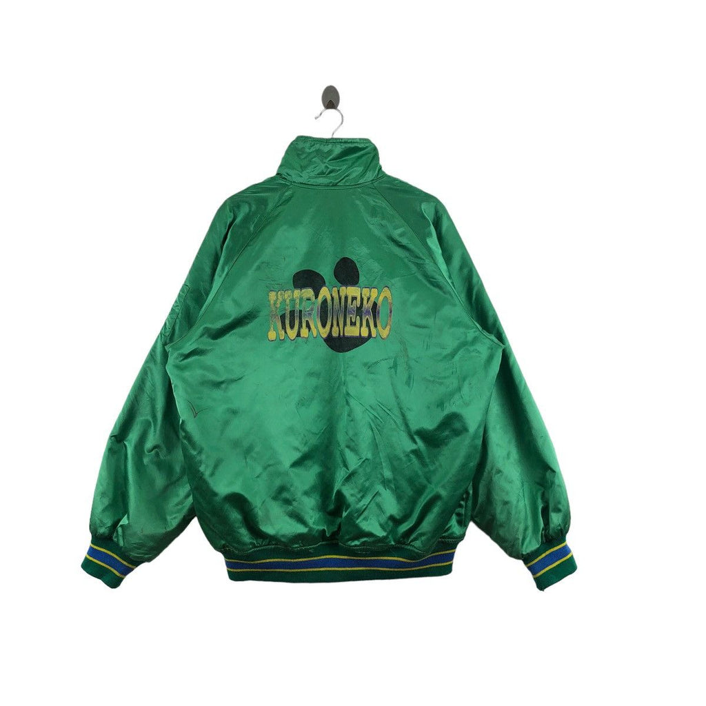 Vintage KURONEKO JAPAN MOVIE Folk Tale Samurai Film Jacket Bomber Windbreaker