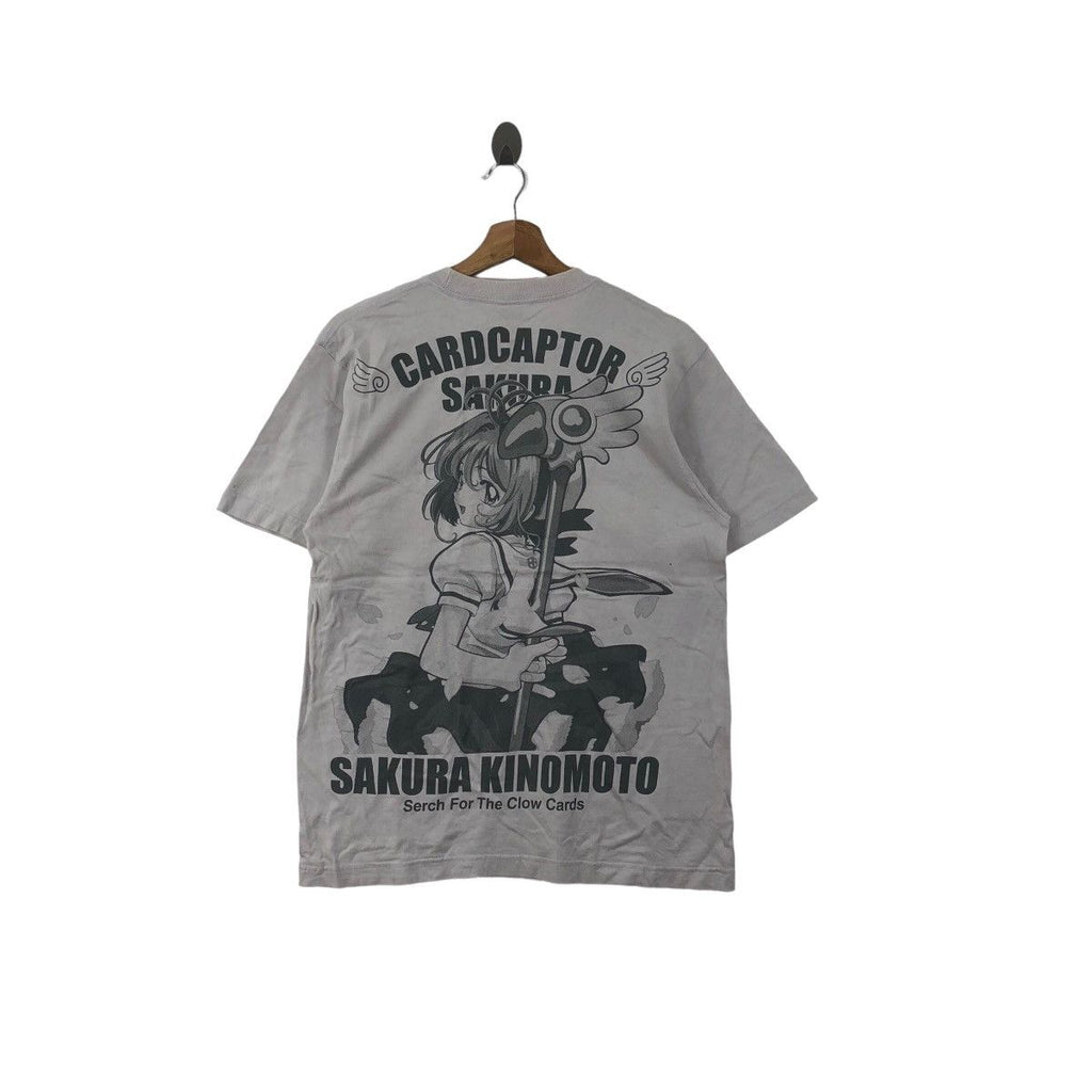 Vintage CARDCAPTOR SAKURA KINOMOTO Anime Manga Tee Shirt Clow Cards
