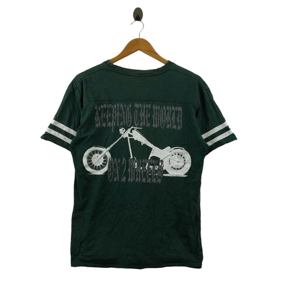 Vintage PPFM JAPAN REBEL Chopper Motorcycle Tee Shirt Peyton Place