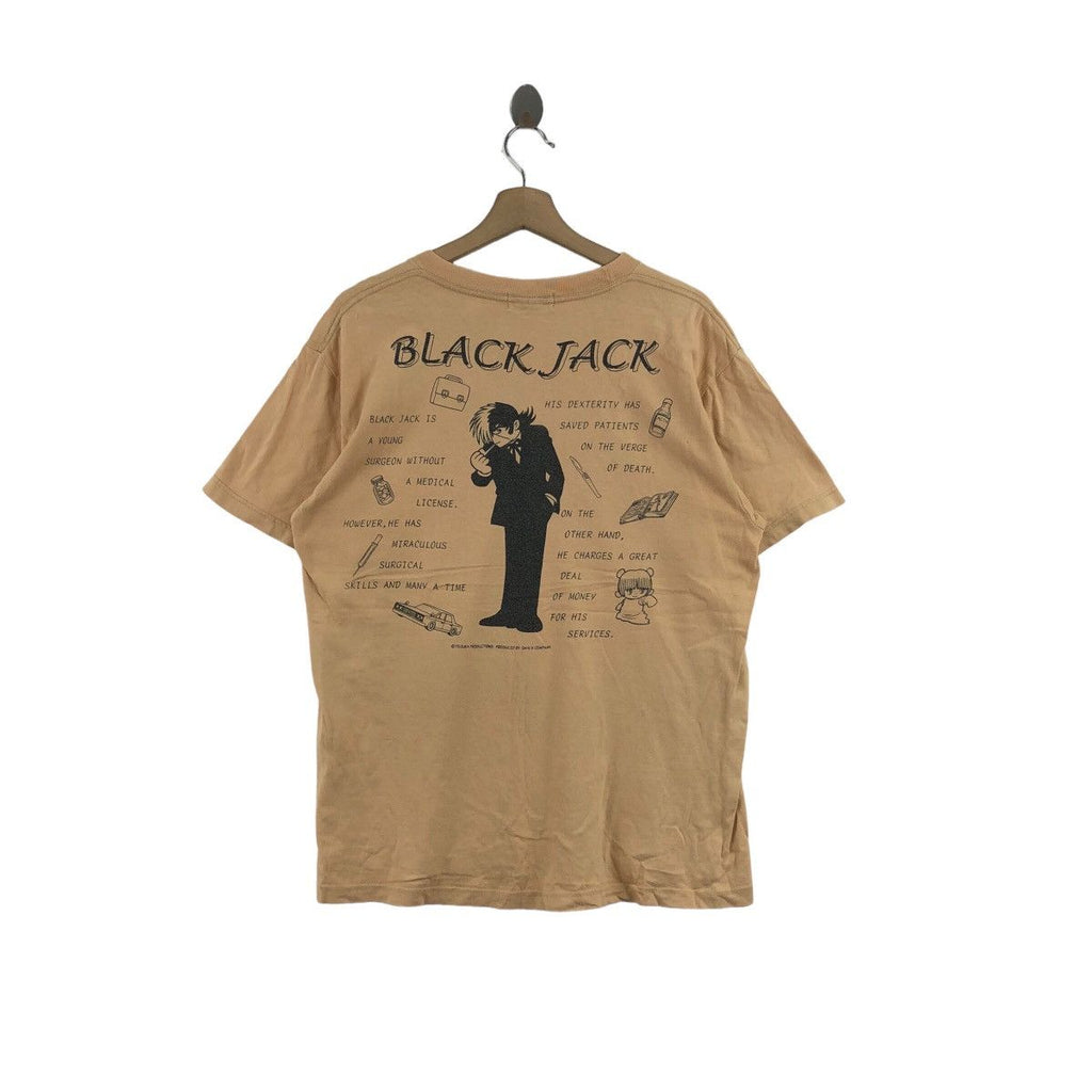Vintage BLACK JACK ANIME DOCTOR Osamu Tezuka Manga Tee Shirt Shonen Jumps Comic