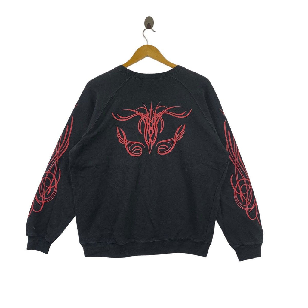 Vintage HARLEY DAVIDSON MOTORCYCLE Tattoo Sweatshirt Sweater Pullover Jumper