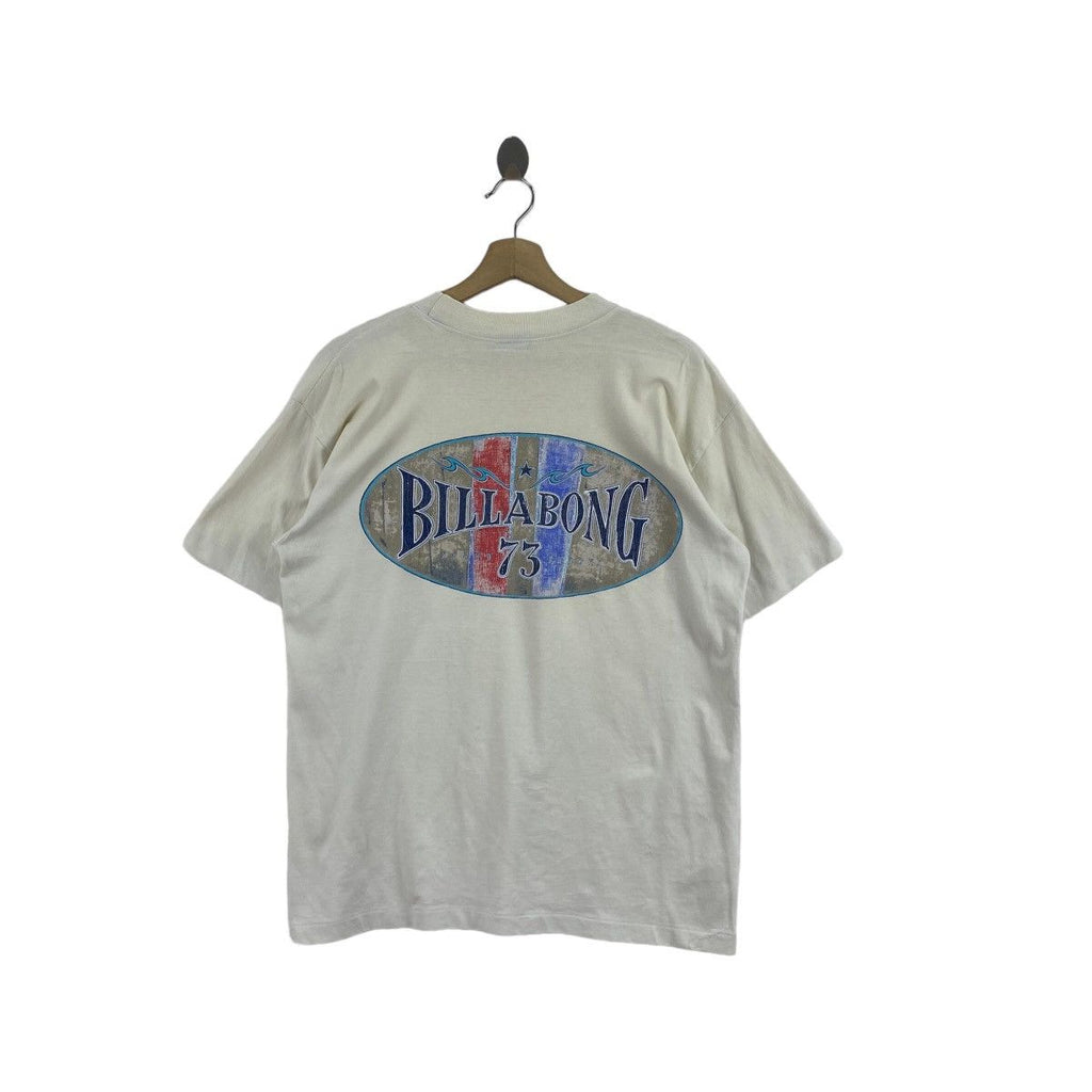 Vtg 90’ BILLABONG SURFING Artwork Single Stitches Tee Shirt Aussie Beach Hawaii