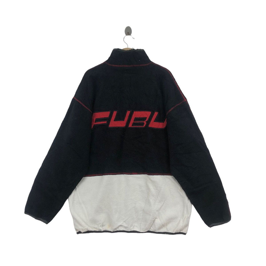 Vintage FUBU HIP HOP Rap Lo Life Sherpa Fleece Jacket Winter Windbreaker