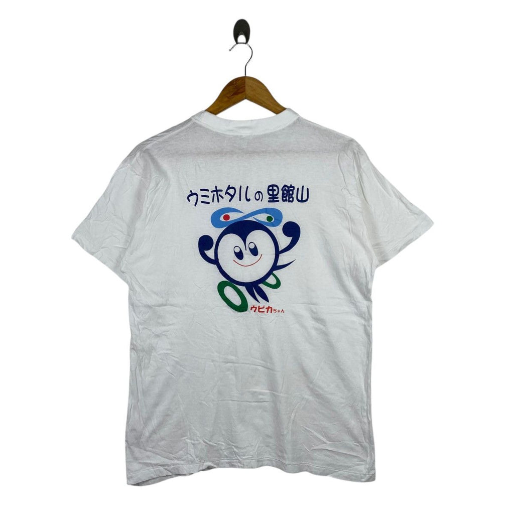 Vintage JAPAN TRADITIONAL TATEYAMA Kurobe Alpine Tee Shirt Top Train Route Upika Chan