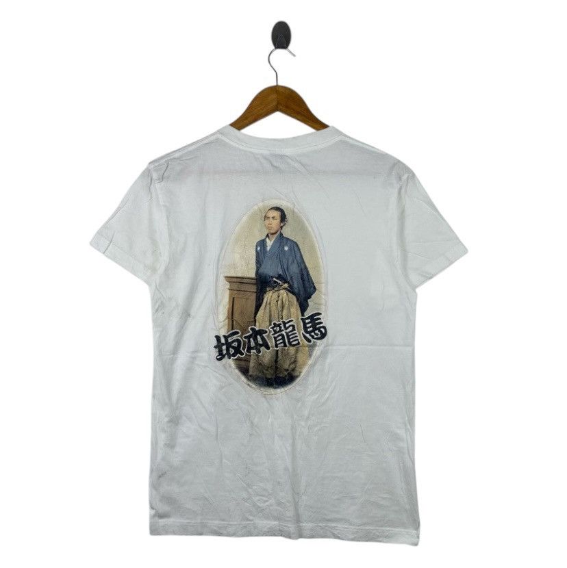 Vintage SAKAMOTO RYOMA SAMURAI Japan Traditional Tee Shirt Top Bakumatsu Empire Endo