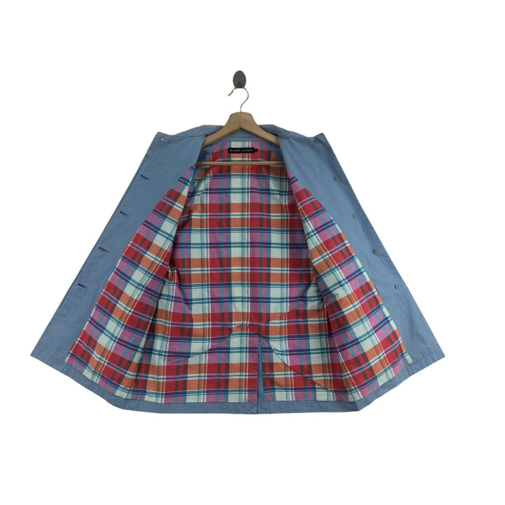 Vintage RALPH LAUREN Plaids Checks Tartan Cotton Jacket Windbreaker