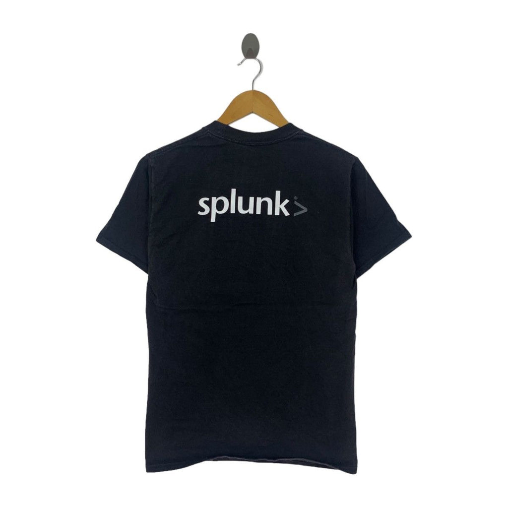 Vintage SPLUNK LOOKING FOR TROUBLE Tee Shirt Top Silicon Valley