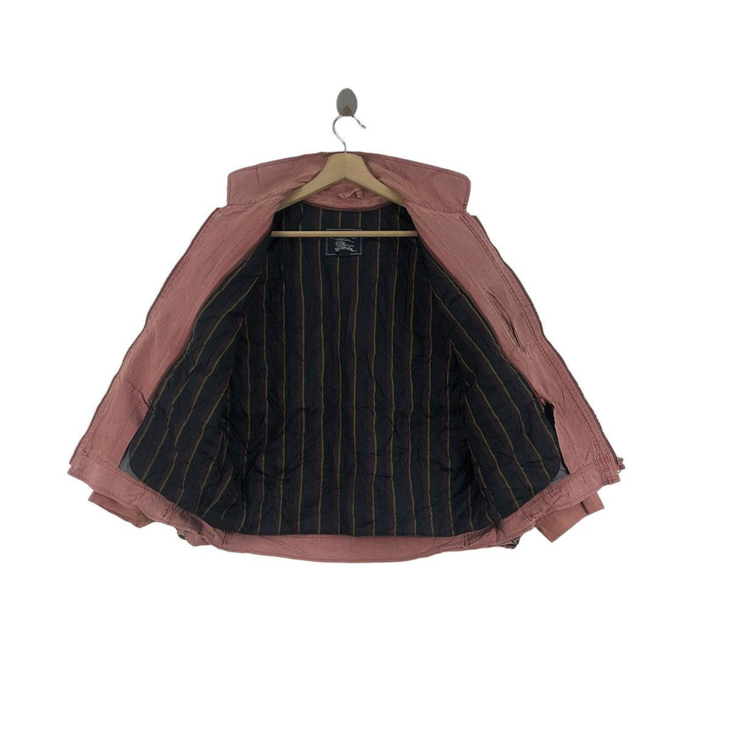 Vintage 90’ BURBERRY LONDON PRORSUM Striped Jacket Windproof Brit
