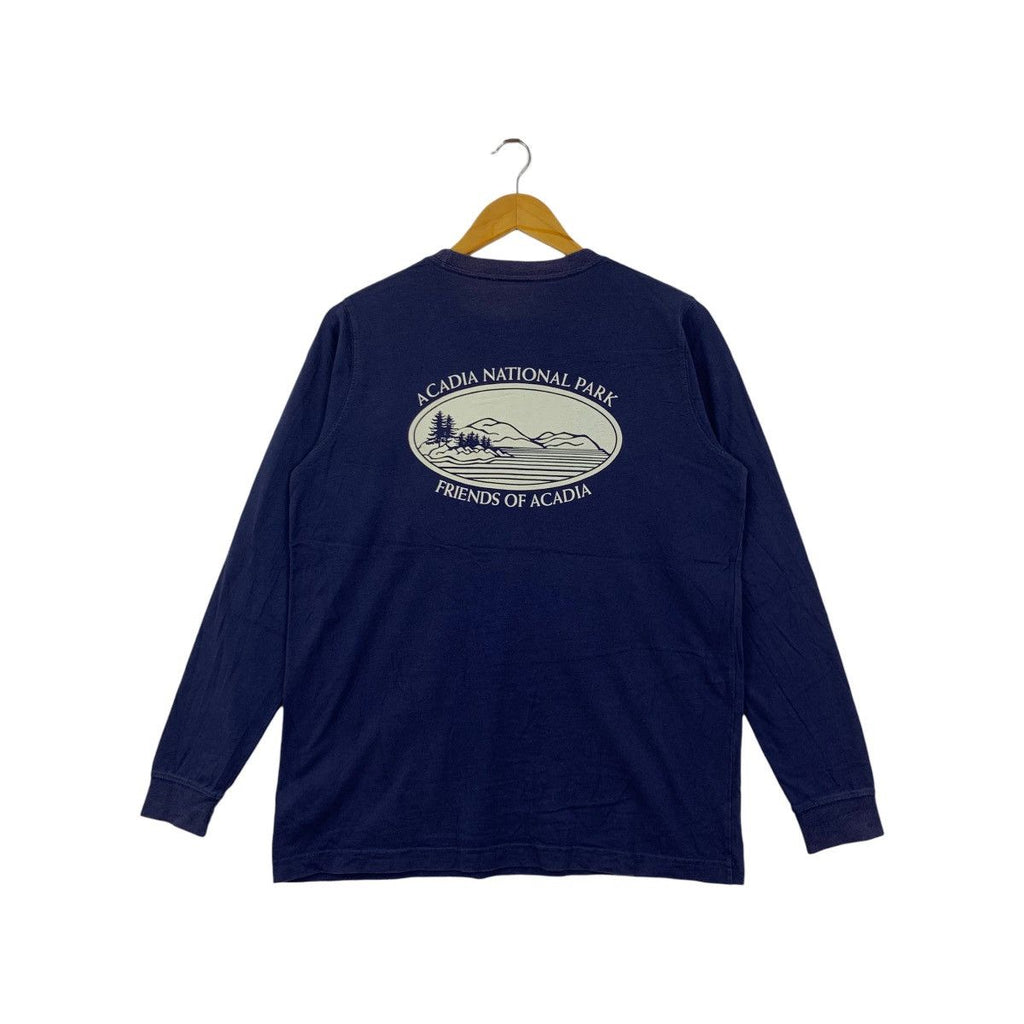 Vintage L.L. BEAN ACADIA OUTDOOR National Park Tee Shirt Top Camping Hiking