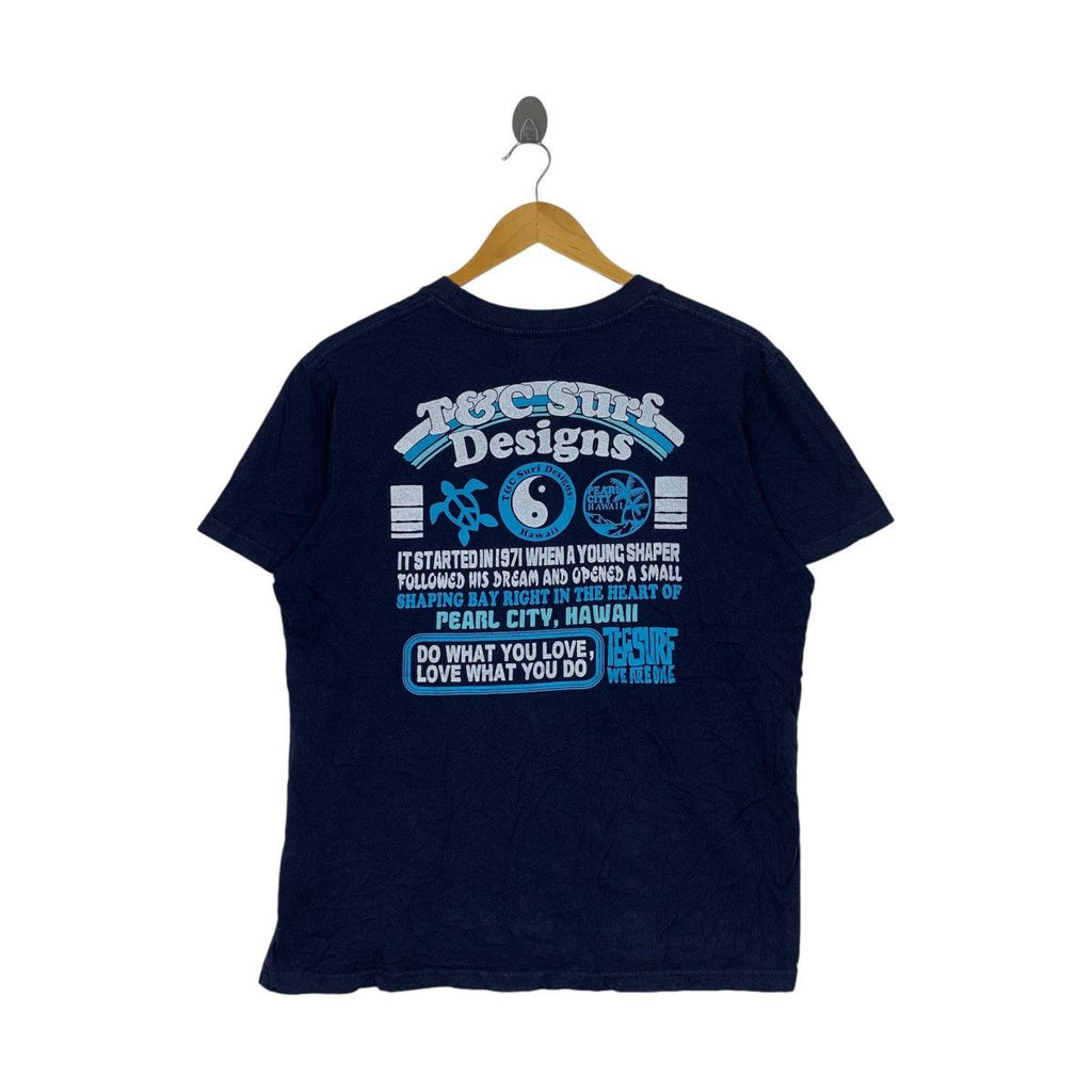 Vintage 90’ T&C SURF DESIGNS Do What You Love Tee Shirt Top Hawaii Motive