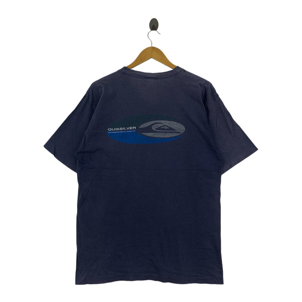 Vintage 90’ QUIKSILVER SURF Natural Sun Faded Tee Shirt Top Australia Beach