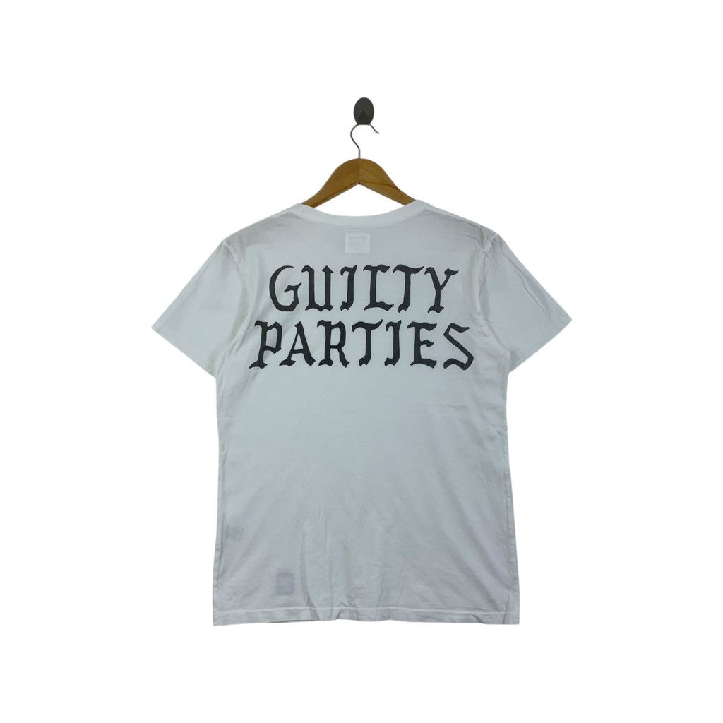 Vintage GUILTY PARTIES WACKO MARIA Backhit Tee Shirt Top Made In Japan Paradise Tokyo