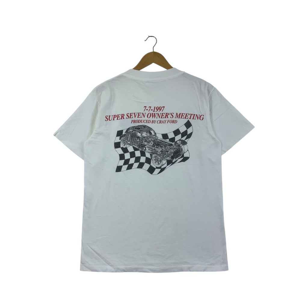 Vintage 1997 CATERHAM SUPER SEVEN Ford Car Meeting Tee Shirt Top Japan Exhibition