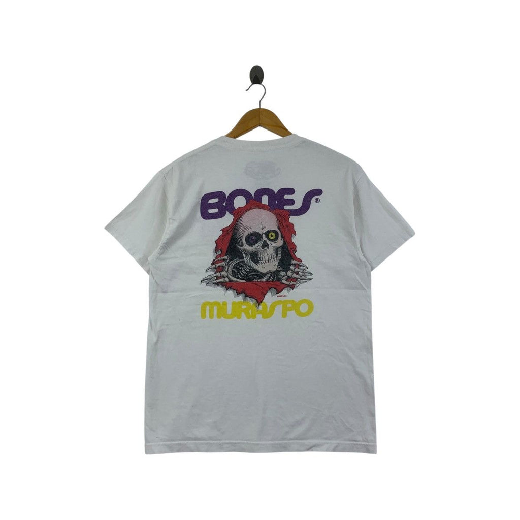 POWELL PERALTA x MURASPO Bones Skate Collection Tee Shirt Top Skateboard Brigade