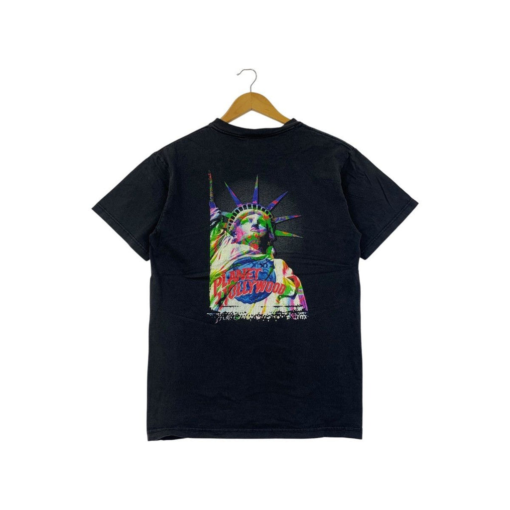 Vintage 90’ PLANET HOLLYWOOD NEW YORK Store Tee Shirt Top Statue Liberty Collection