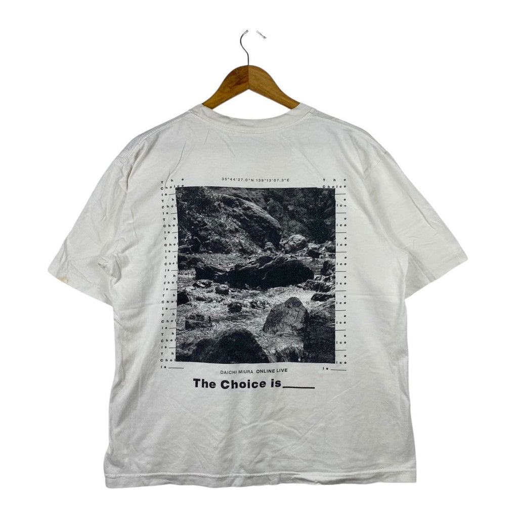 DAICHI MIURA DAICHISHIKI The Choice Is Tour Concert Tee Shirt Top Dancer Japan Idol