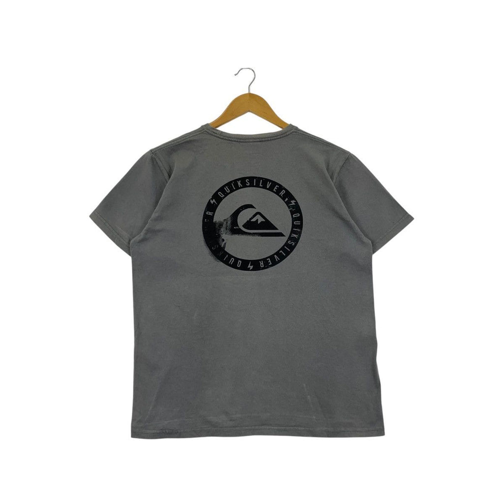 Vintage QUIKSILVER SURF HAWAII Distress Design Tee Shirt Top Honolulu Beach