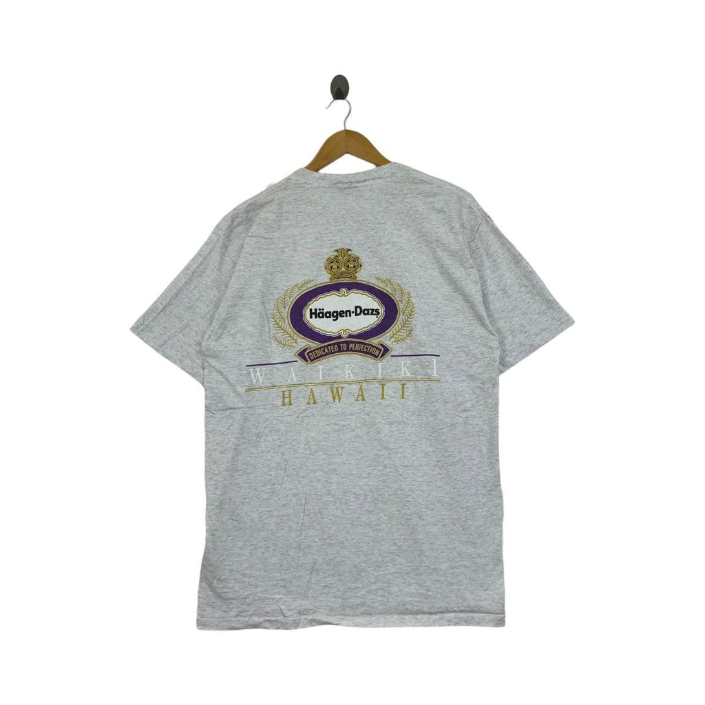 Vintage 90’ HAAGEN DAZS HAWAII Waikiki Ice Creams Tee Shirt Top Premium New York
